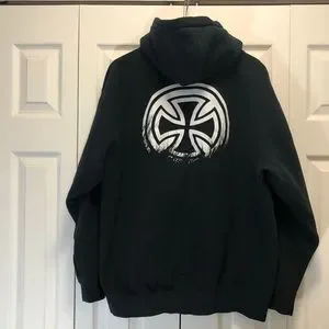 independent | Sweaters | Independent Iron Cross Zip Hoodie Mens